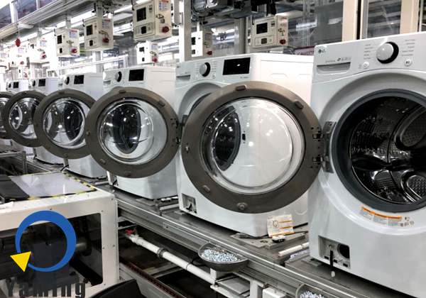 Washing machine assembly line